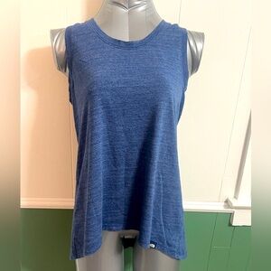 Preowned North Face Women’s Racerback Tank  (blue, medium, standard fit)